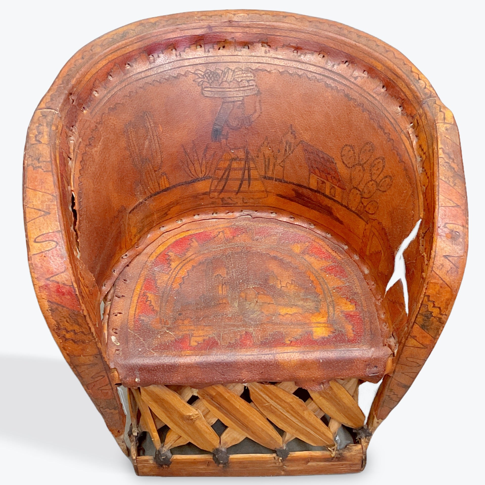 Equipale top barrel chair